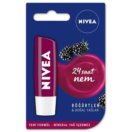 Nivea Böğürtlen Dudak Bakım Kremi 4,8 gr - Gratis 10033182